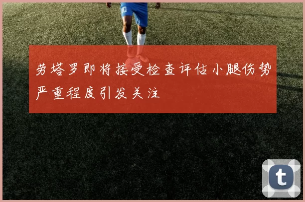 劳塔罗即将接受检查评估小腿伤势严重程度引发关注